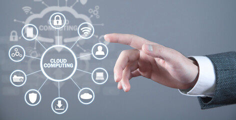 Cloud computing technology and online data storage.