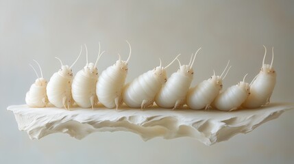 The Microscopic World of Silver Fish Group Images