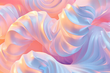 Abstract swirls of pastel colors in a soft, flowing design, creating a dreamy atmosphere