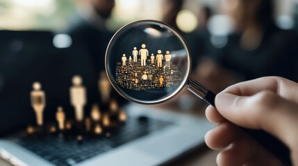 Analyzing Target Audience Demographics on Modern Digital Marketing Dashboard