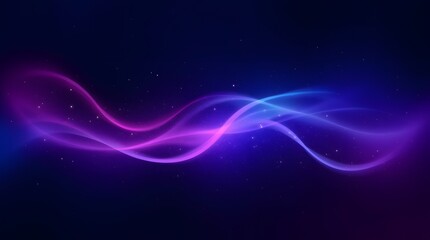 Fototapeta premium Dark blue purple glowing grainy gradient background black noise texture poster header banner design