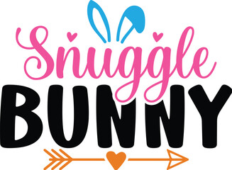 Naklejka premium Snuggle Bunny