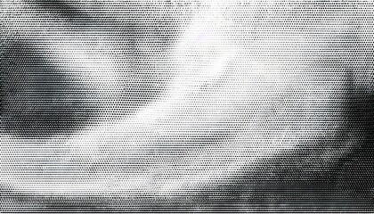 halftone abstract texture overlay with black dots on white background for retro graphic design or vintage print effect

