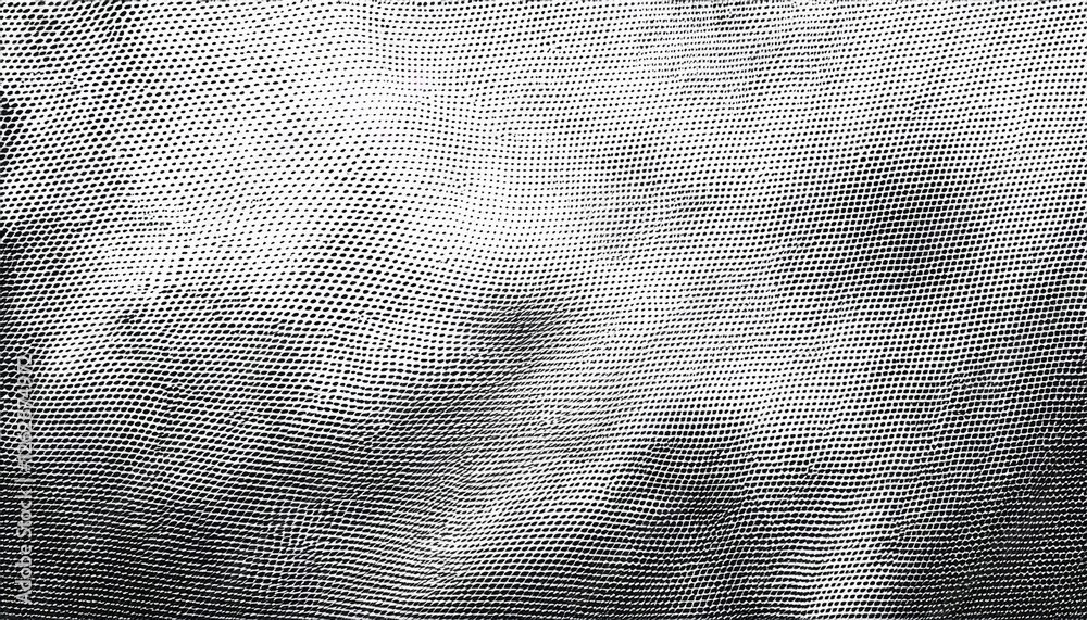Leinwandbilder halftone abstract texture overlay with black dots on white background for retro graphic design or vi