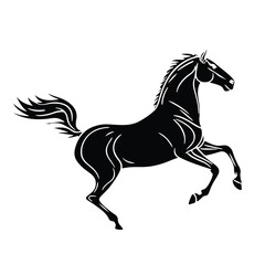 HORSE SILHOUETTE BLACK