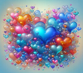 heart shaped balloons