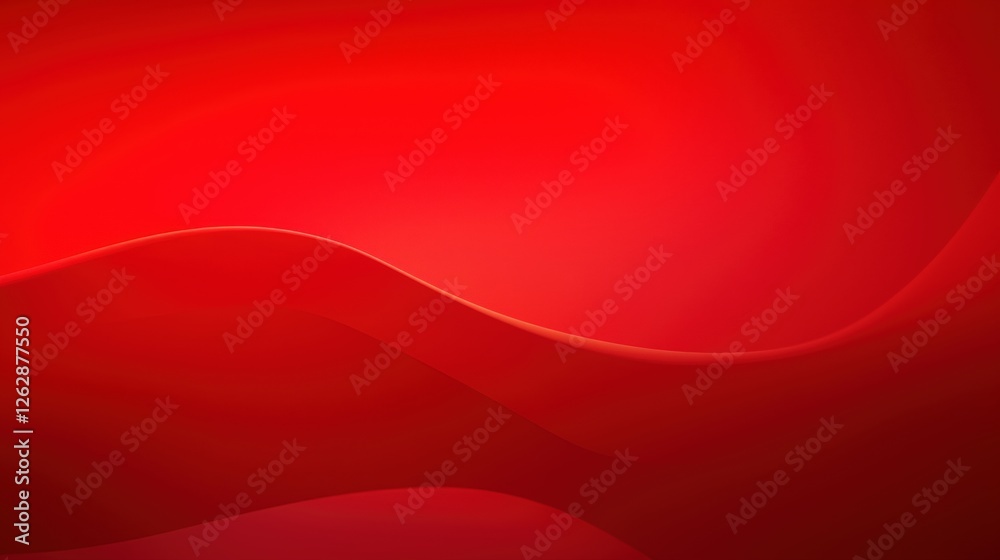 Poster a smooth gradient of vibrant red hues flows across the image, creating a warm and dynamic visual exp