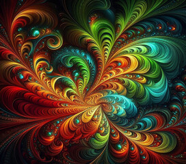 abstract fractal background