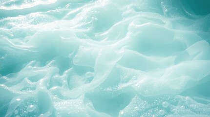 Obraz premium Soft teal water ripples background for spa, wellness, and relaxation themes. Ideal for meditation apps, yoga websites, and tranquil design projects.