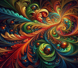abstract fractal background