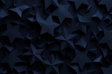 Naklejka premium Abstract dark navy blue stars background