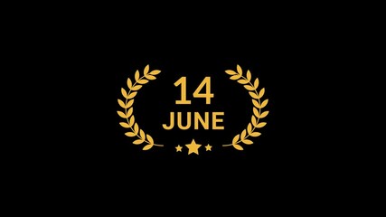 14 June Laurel wreath Animation