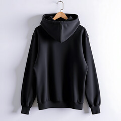 Hoddie on a hanger with white background