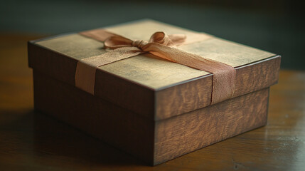 A creative April Fools&rsquo; Day joke gift, a box wrapped with ribbon, revealing a quirky surprise inside