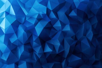 Obraz premium Abstract blue polygonal background