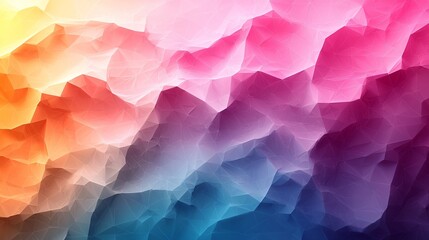 Fototapeta premium Abstract Colorful Low Poly Background