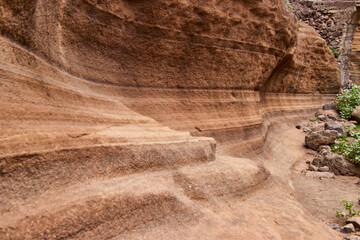 Canyon auf Gran Canaria. Barranco de las Vacas