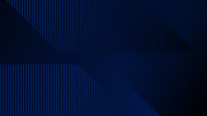 Premium dark navy blue striped background. Business elegance cover. Geometric banner with diagonal stripes. Linear glossy matte gradient. Modern trendy black creative BG. Office luxury deluxe cover BG