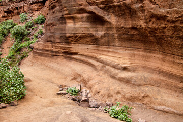 Canyon auf Gran Canaria. Barranco de las Vacas