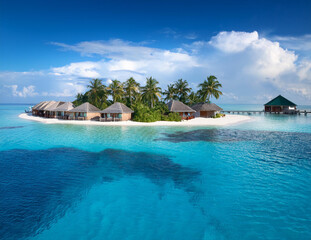 Fototapeta premium Generated image 島のコテージ