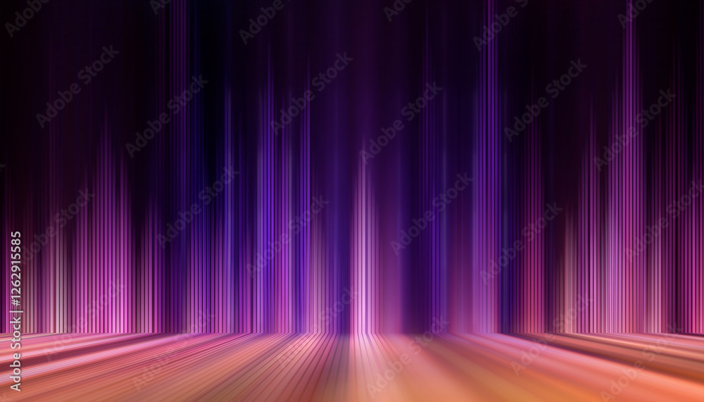 Poster abstract neon background. sound wave design element.