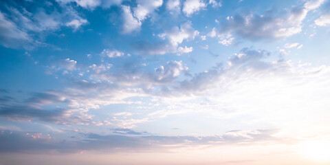 Obraz premium blue sky with clouds