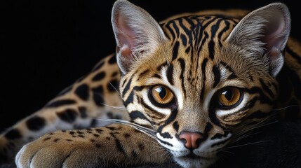 Fototapeta premium close-up thai domestic cat.