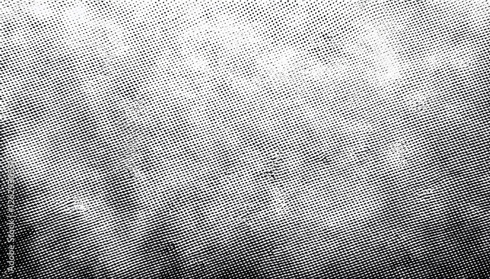 Wall mural abstract halftone texture with black dots creating a retro comic style gradient for graphic backgrou