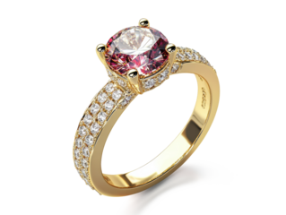 realistic photograph wedding ring desing isolate on white background for di-cut