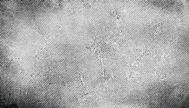 abstract halftone texture with black dots creating a retro comic style gradient for graphic background or overlay