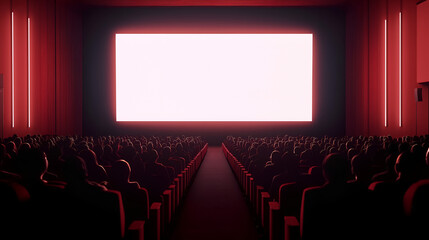 Fototapeta premium Immersed in the World of Cinema