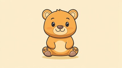 Obraz premium bear vector illustration, logo design