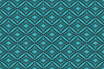 Geometric ethnic oriental seamless pattern traditional Design for background, carpet, wallpaper. clothing,navajo, Batik, wrapping, tribal, fabric, embroidery style, sadu .Vector illustration.