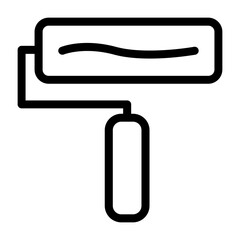 Fototapeta premium Roller Paint Icon