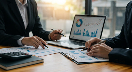 Precision in Finance: Team Discussing Key Economic Indicators