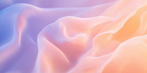 Obraz premium Pastel Flowing Fabric Texture Gradient with soft colors and abstract patterns design elements. Colo
