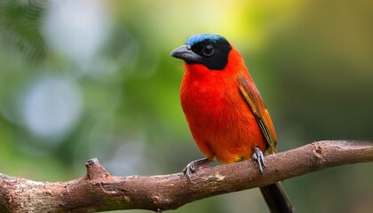 Obraz premium red headed woodpecker