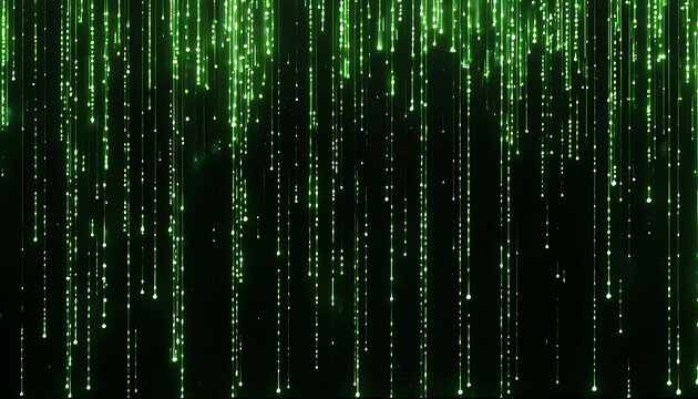 green binary code