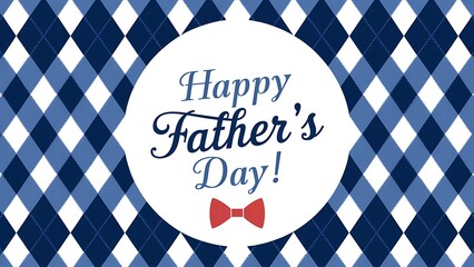 Obraz premium Happy fathers day Lettering typography Holiday calligraphy tex . Fathers Day Custom Text Banner Fathers Day greeting with hand written lettering .