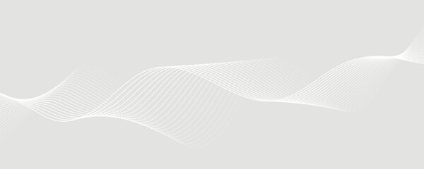 Minimalist Abstract Wave with Dotted Flow