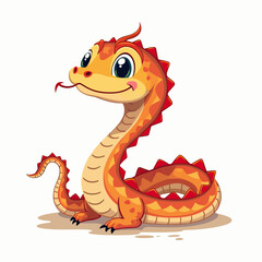 Obraz premium cute snake (2)