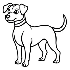 The swift fabled dog icon on black and white background vector image logo art silhouette tattoo design illustration