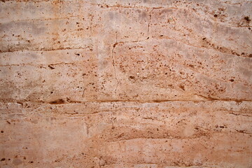 Close-Up of Rammed Earth