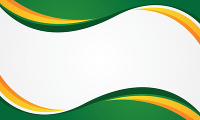 Green yellow wave abstract background