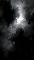 Abstract Space Galaxy Painting