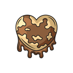 Icon design world chocolate day. Vector design