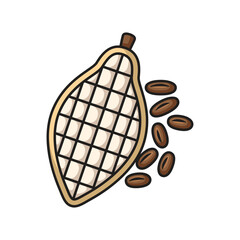 Icon design chocolate fruit. Vector design