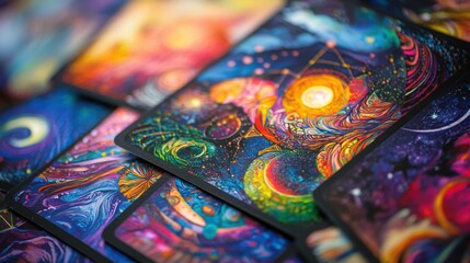 Unique Hand-Painted Zodiac Card Set