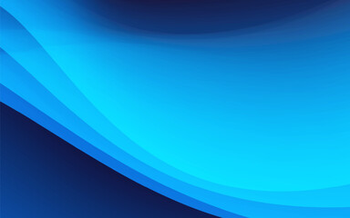 Blue gradient waves abstract background modern design