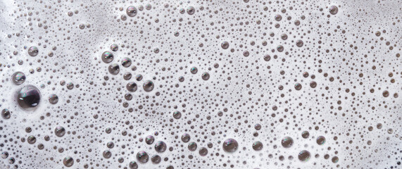 Soap foam with bubble, texture background